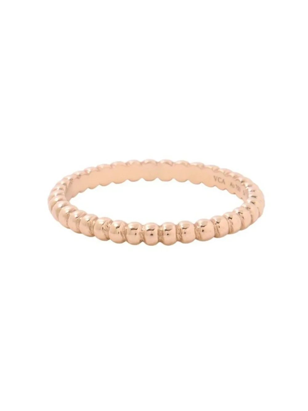 Van Cleef & Arpels Ring Perlee Gold Pearl Small 18k Pink